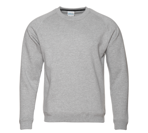Свитшот унисекс STAN футер с начёсом 260, 53 Серый меланж 44/XS
