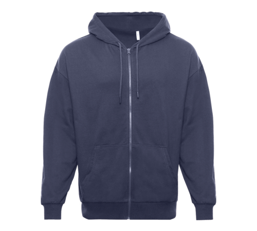 Толстовка STAN оверсайз на молнии с капюшоном футер без начёса 240, 99 Графит 56/XXXL