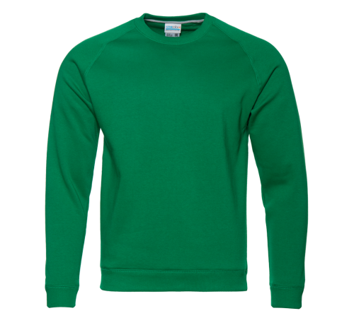 Свитшот унисекс STAN футер с начёсом 260, 53 Зелёный 40/3XS