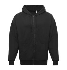 Толстовка STAN оверсайз на молнии с капюшоном футер без начёса 240, 99, Чёрный