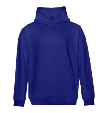 Худи унисекс STAN оверсайз футер без начёса 350, 66, Синий электрик
