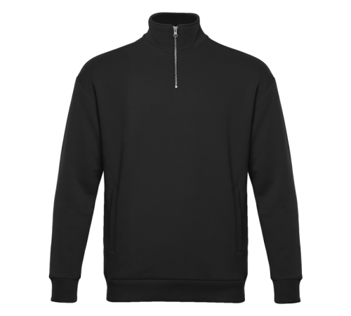 Толстовка STAN оверсайз на молнии, футер без начёса, 340, 102 Чёрный 44/XS