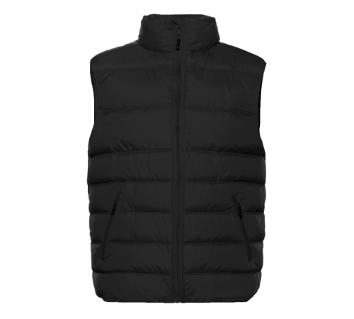 Жилет мужской STAN утепленный таффета 210T,65, 82 Чёрный 58/4XL
