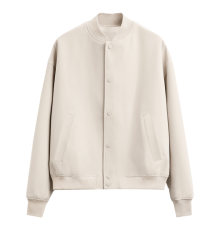 Бомбер унисекс STAN футер без начеса 340, 70, Молочный