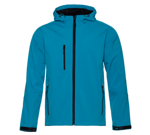 Куртка софтшелл мужская STAN 340, 71N Лазурный 42/XXS