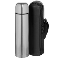Термос BRI SILVER с чехлом 500мл.
