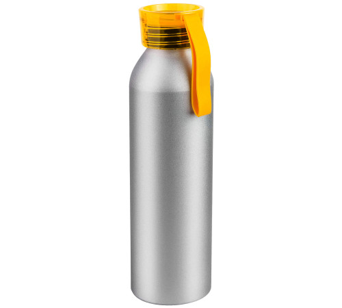 Бутылка для воды VIK SILVER 650мл. Серебристая с желтой крышкой V16141.04