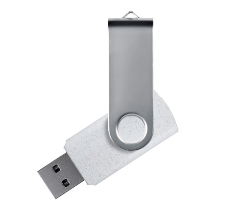 Флешка TWI ECO Белая с серебристым V14027.07.06.4ГБ