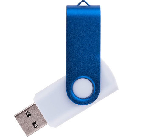 Флешка TWI WHITE COLOR Белая с синим V14015.01.8ГБ
