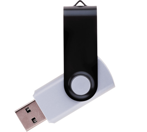 Флешка TWI COLOR MIX Серебристая с черным V14016.06.08.8ГБ