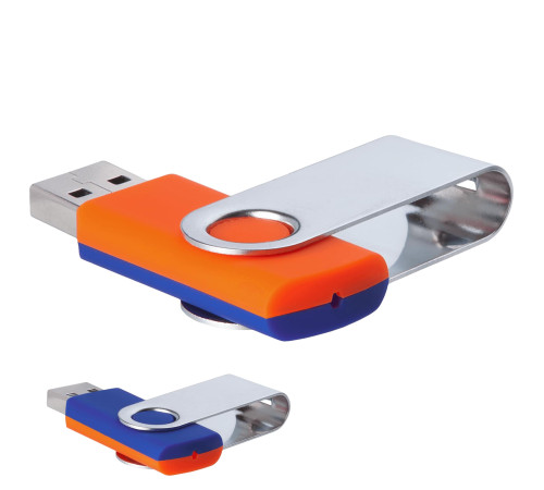 Флешка TWI MIX Оранжево-синяя V14012.05.01.16ГБ