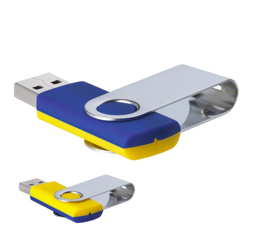 Флешка TWI MIX Сине-желтая V14012.01.04.16ГБ3.0